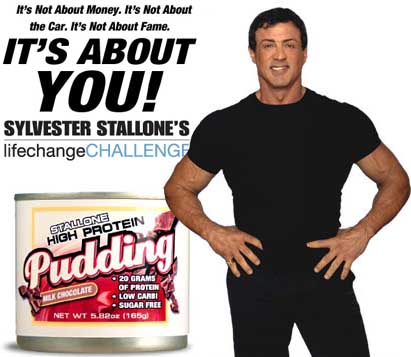 Sylvester Stallone Pudding