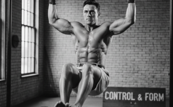 Vintage Muscles Hanging Leg Raises